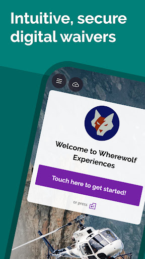 Android application Wherewolf Waiver App screenshort