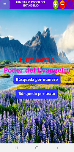 Android application Himnario Poder del Evangelio screenshort