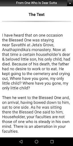 From One Who Is Dear Sutta Screen 2
