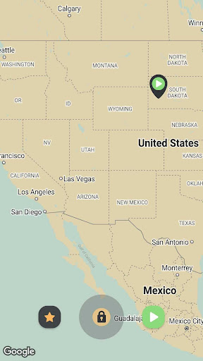 Android application Anywhere: Fake GPS screenshort