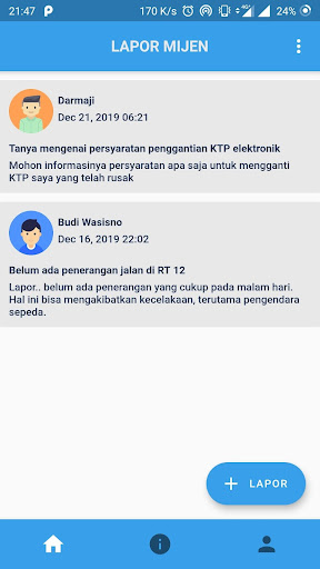 Android application Mijen Maju screenshort