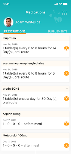 Android application Elevate Naturopathic screenshort