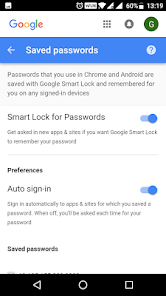 Captura de Pantalla 3 Password Manager for Google Ac android