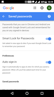 Password Manager for Google Account screenshots 3