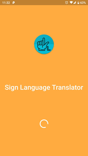 Android application Indian Sign Language translato screenshort