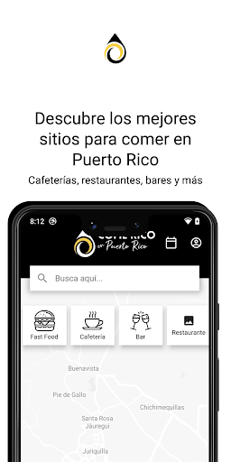 Android application Come Rico en Puerto Rico screenshort