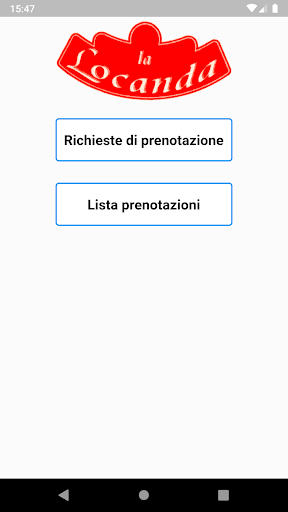 La Locanda Admin Screen 2