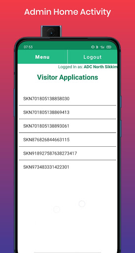 E-Permit Admin Screen 3
