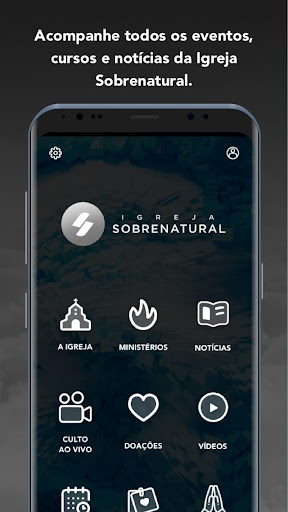 Android application Igreja Sobrenatural screenshort