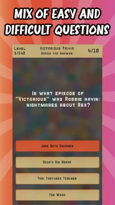 Victorious Trivia Quiz - Screenshot 4