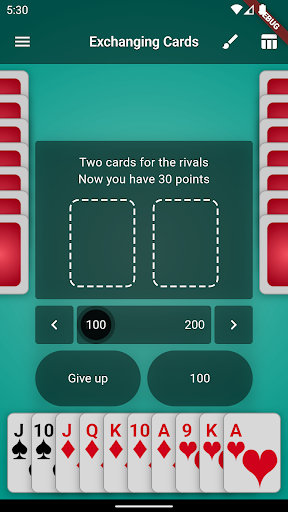 Thousand (1000) - Schnapsen Screen 3