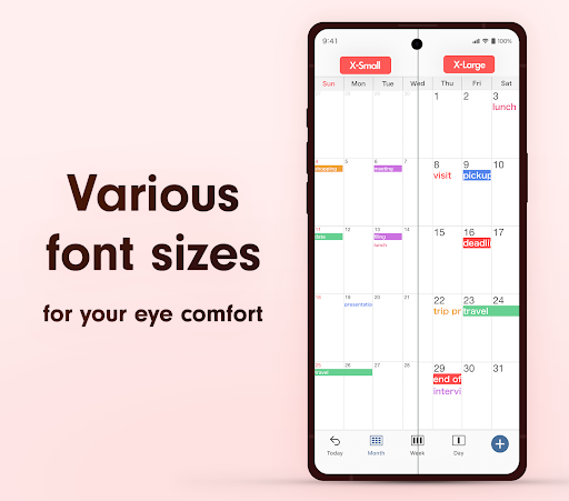 Screenshot of Simple Calendar - easy planner