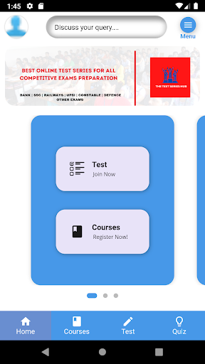 The Test Series Hub Screen 3