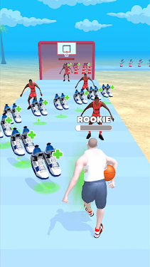 #1. Dunk Runner - Cross'em All (Android) By: Spark Games Studio