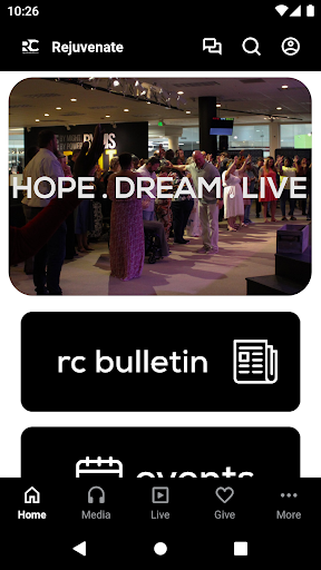 Rejuvenate Church App screenshot 1