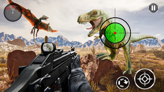 Juego FPS de disparos de Dino
