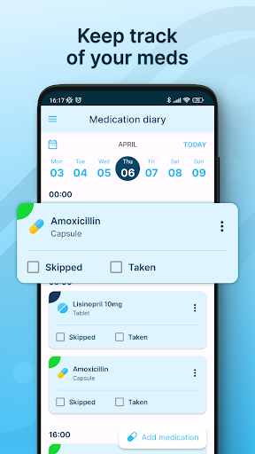 Android application Medication Reminder: Pill App screenshort