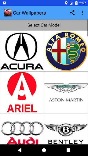 Android application Car Wallpapers screenshort