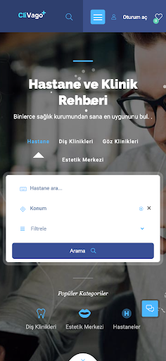 Android application Clivago screenshort