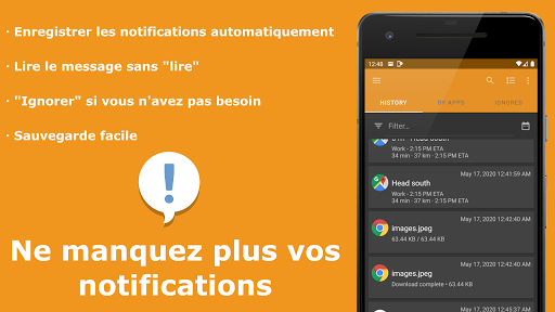 Aperçu de l'application