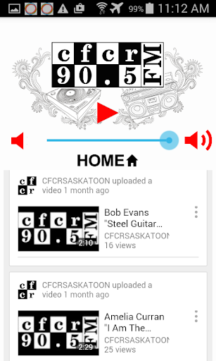 CFCR 90.5FM Saskatoon Screen 3