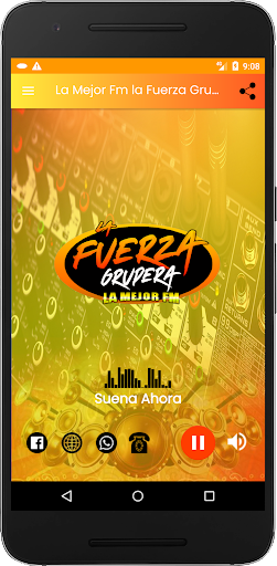 Android application La mejor Fm la Fuerza Grupera screenshort