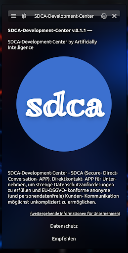 AI:SDCA-Development-Center Screen 2