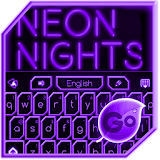 GO Keyboard Purple Neon Theme icon