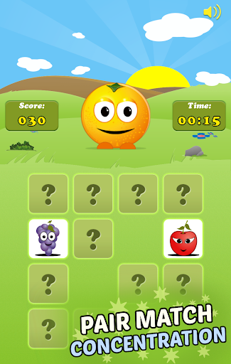 Mem Fruits: pop fruit pairs Screen 3