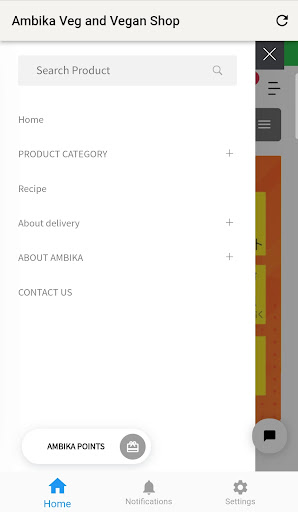 Ambika Veg and Vegan Shop Screen 2