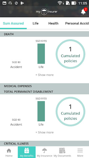 My Insurer Screen 2