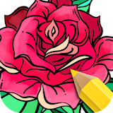 Flowers Coloring Books icon