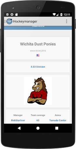 Hockeymanager Screen 3
