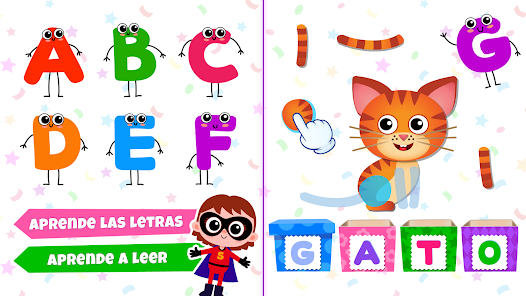 Juegos educativos de ortografía de letras y juguetes de aprendizaje ABC  para niñas de 3 a 6 años, juegos de emparejamiento y ortografía para niños  de