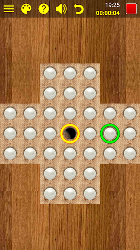 Screenshot of Marble Solitaire Puzzle