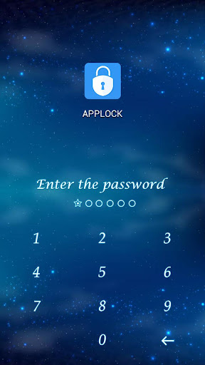 AppLock Theme Super Star Screen 2