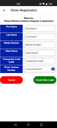 Android application iTMS_DEV screenshort