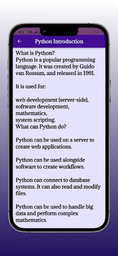 Learn Python Screen 2