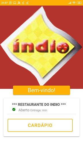 Android application Restaurante do Indio screenshort