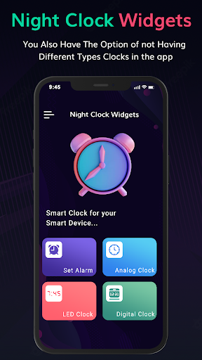 Night Clock Widget Screen 2