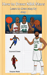 Color Or Draw Professional USA Basketball Players