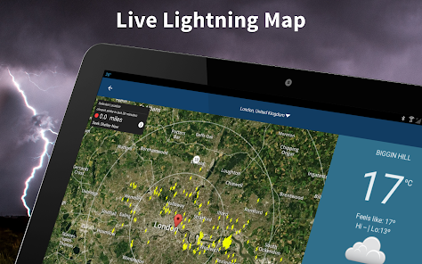 Closest Lightning Strike Weatherbug Weather By Weatherbug – Apps On Google Play