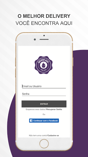 Android application Querido Açaí Entregas screenshort