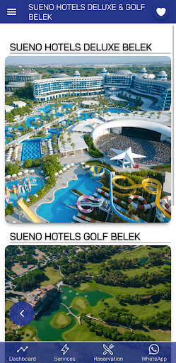 Android application Sueno Hotels screenshort