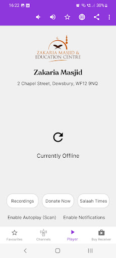 eMasjid Live Screen 3