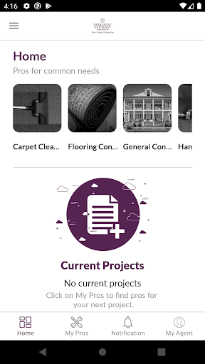 Android application 4Ever Concierge screenshort