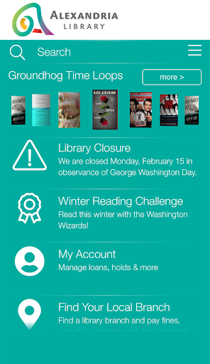 Android application Alexandria Library screenshort