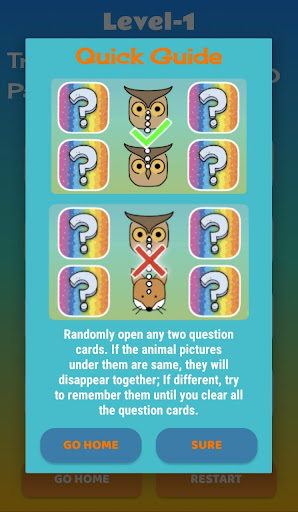 Animal Matching Puzzle Game Screen 3