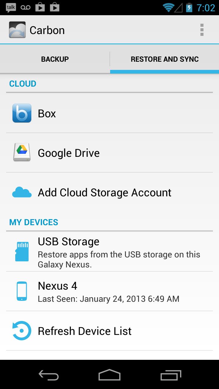 Android application Helium (Premium) screenshort