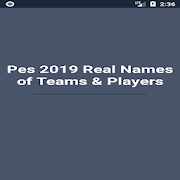 Pes 2019 Real Names of Teams & Players 1.1 Icon